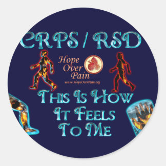 Adesivo RSD CRPS Este é o sentimento do meu SALTO