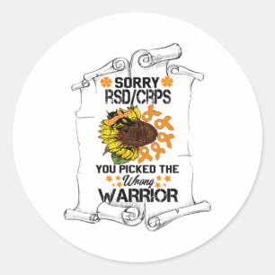 Adesivo Rsd Crps Você Pegou O Presente De Guerreiro Errado