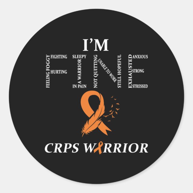 Adesivo Rsd Crps Warrior (Frente)