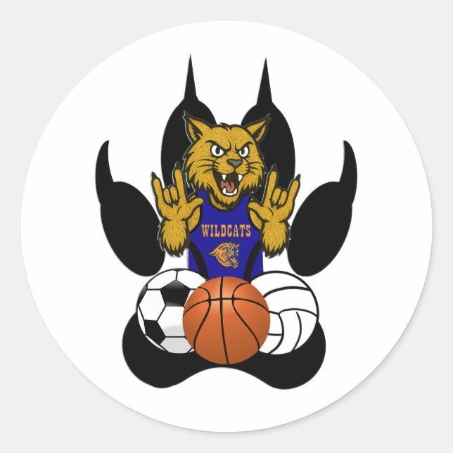 ADESIVO RSD WILDCATS ESPORTES STICKER (Frente)