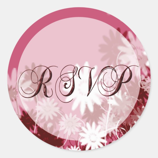 Adesivo RSVP Ceremony Invitation Envelope Seal (Frente)