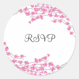 Adesivo RSVP de Blossomas Rosa
