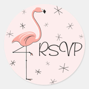 Adesivo RSVP Rosa Flamingo