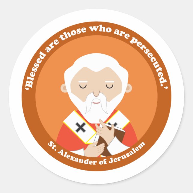 Adesivo Rua: Alexandre de Jerusalém (Frente)