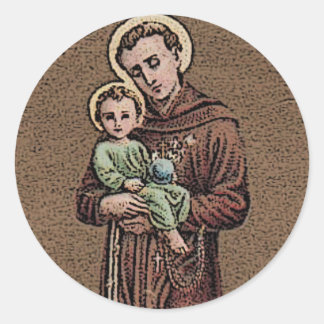 Adesivo Rua. Anthony & Baby Jesus
