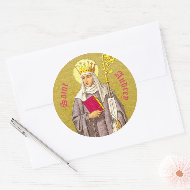 Adesivo Rua. Audrey (Etheldreda) (P 003) (Envelope)