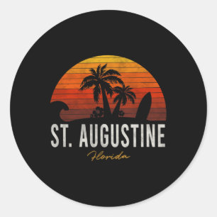 Adesivo Rua. Augustine Beach Flórida Fl Palms VacSurf