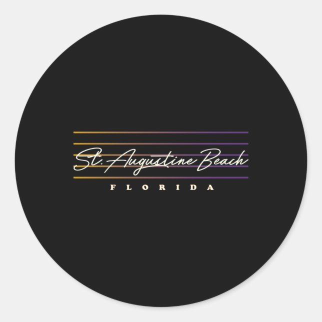 Adesivo Rua Augustine Style Florida (Frente)