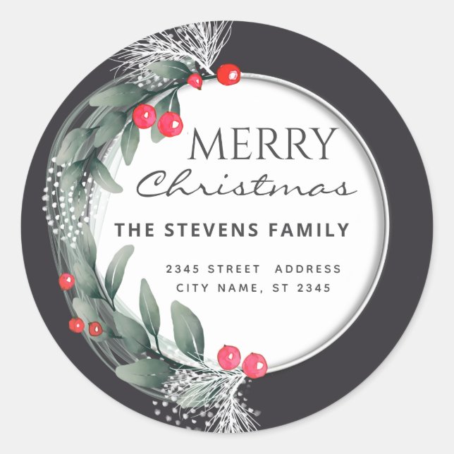 Adesivo Rua botânica aquática de inverno (Frente)