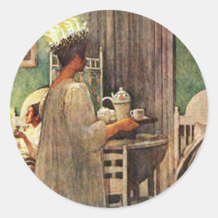 Adesivo Rua Carl Larsson. Natal para Lúcia na Suecia