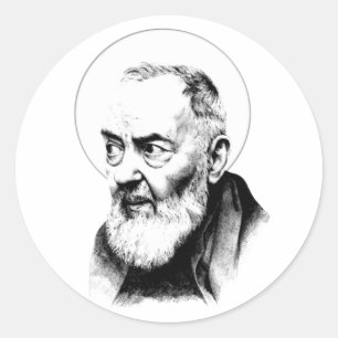 Adesivo Rua católica, Padre Pio Capuchin Monk Sticker