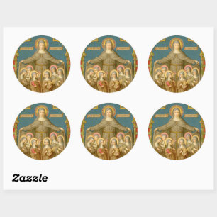Adesivo Rua. Clare of Assisi & Nuns (SAU 027)