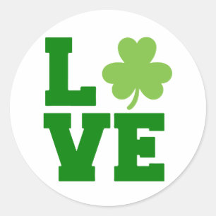 Adesivo Rua de amor. Dia de Patrick ☘️ 💚