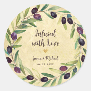 Adesivo Rua de Azeite de Casamento Russo Infundida com Amo