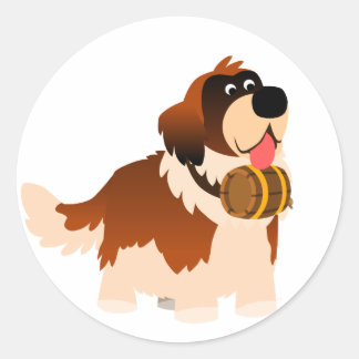 Adesivo Rua de Cartoon Bonita Bernard Sticker