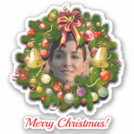 Adesivo Rua De Natal Personalizada Com Sua Foto
