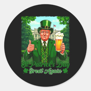 Adesivo Rua de Trump.Patrick's Day - Faça Ruas. Dia de Pat