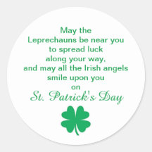 Rua, dia de Patrick, Bênção Irlandesa por Boa Sort