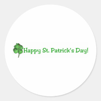 Adesivo Rua, Dia de Patrick, irlandês!