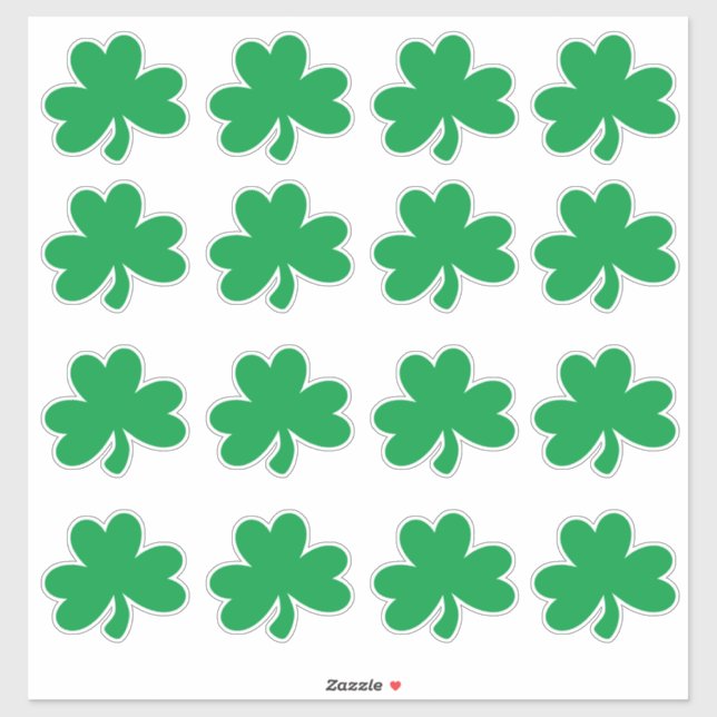 Adesivo Rua, Dia Quatro de Patrick, Festa de Folha Verde (Folha)