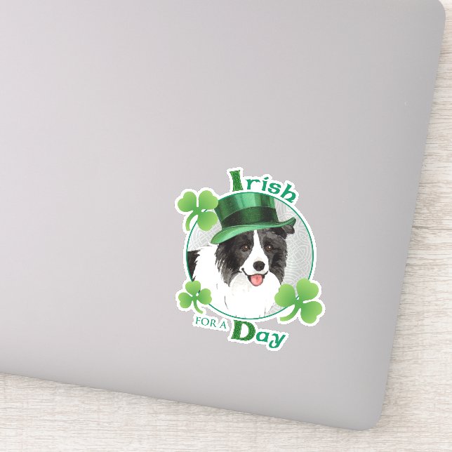 Adesivo Rua do dia de Patrick, Collie Vinyl Sticker (Detalhe)