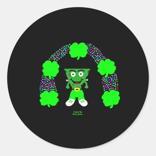 Adesivo Rua do Patrick FrankenCheese Round Sticker (Frente)