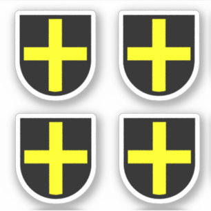 Adesivo Rua, escudo de David 4-Up.
