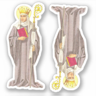 Adesivo Rua. Etheldreda (Audrey) (P 003) - 2-Up Contour