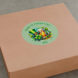 Adesivo Rua Feliz de Aquarela, acessório do Dia de Patrick