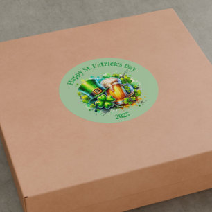 Adesivo Rua Feliz de Aquarela, acessório do Dia de Patrick