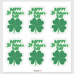 Adesivo Rua Feliz, Folha de Véu do Dia de Patrick