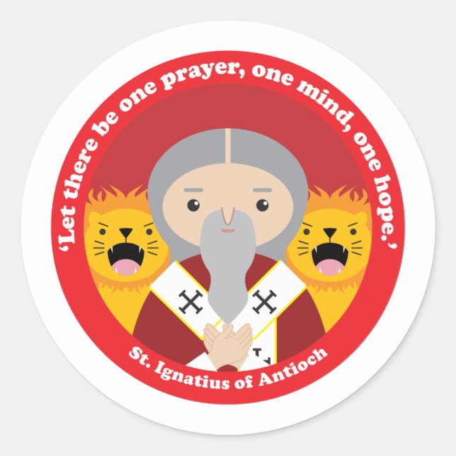 Adesivo Rua. Ignatius de Antioch (Frente)