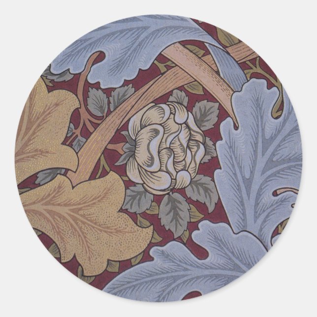 Adesivo Rua James Acanthus Leaf Pattern de William Morris (Frente)