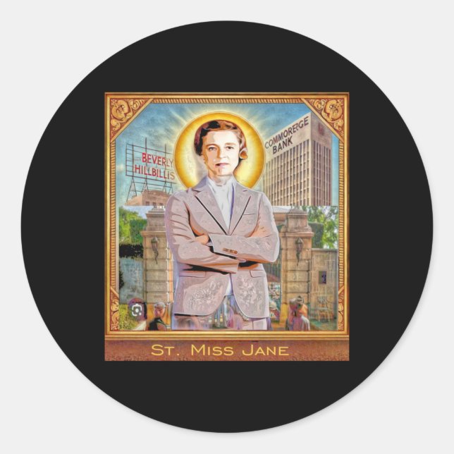 Adesivo Rua. Jane Hathaway (Nancy Kulp) Sticker (Frente)