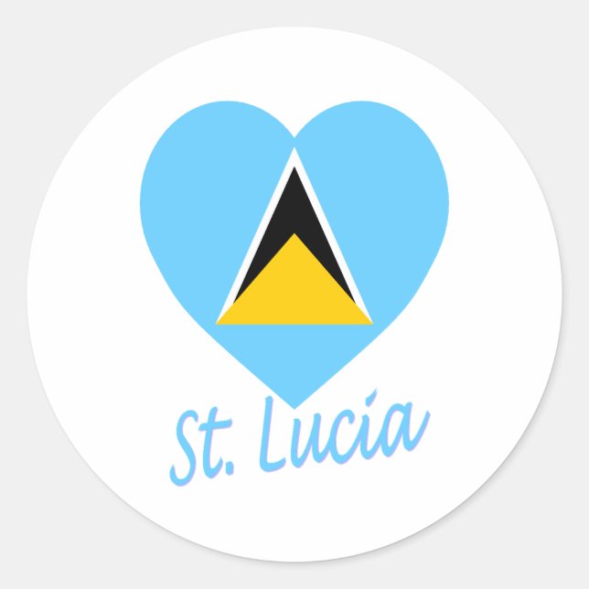 Adesivo Rua Lucia Flag Heart (Frente)