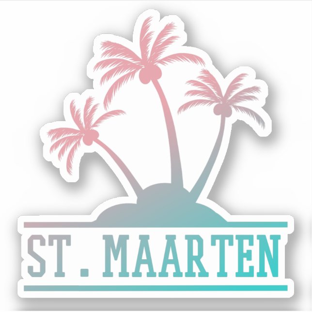Adesivo Rua Maarten | Gradiente Sint Martin (Frente)