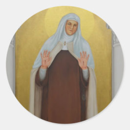 Adesivo Rua. Mariam de Jesus Crucificado Carmelite Nun