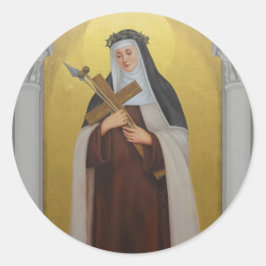 Adesivo Rua Mary Magdalene de Pazzi Carmelite Nun