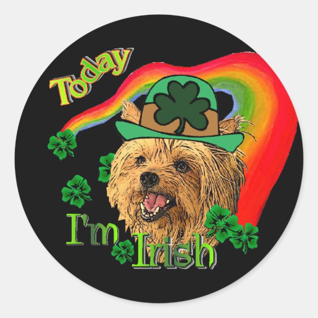 Adesivo Rua, o Yorkshire Terrier do Patrick (Frente)