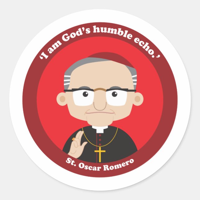 Adesivo Rua, Oscar Romero (Frente)