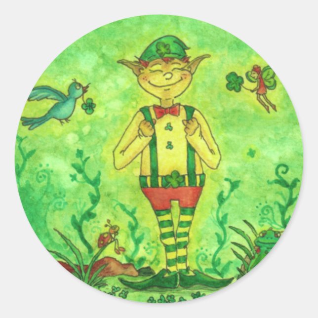 Adesivo Rua, palitos do dia de Patrick (Frente)