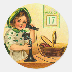 Adesivo Rua, palitos do dia de Patrick