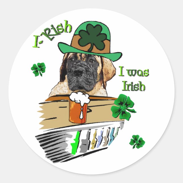 Adesivo Rua. Pats English Mastiff (Frente)