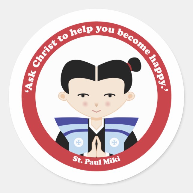 Adesivo Rua. Paul Miki (Frente)