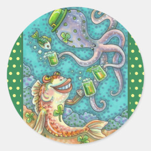 Adesivo Rua, PEIXE DE PADDY E CADEIRAS OCTOPUS À CERVEJA V