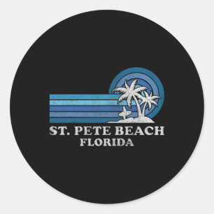 Adesivo Rua Pete Beach Flórida Família Vintage Vacat