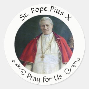 Adesivo Rua. Pope Pius X