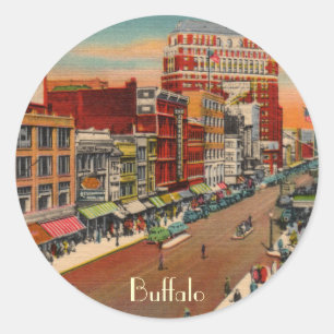 Adesivo Rua Principal - Buffalo, NY Vintage Stickers
