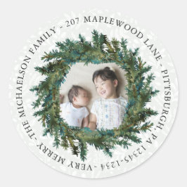 Adesivo Rua russa com endereço de foto e devolução