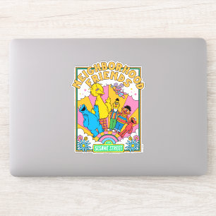 Adesivo Rua Sésamo   Amigos de vizinhança